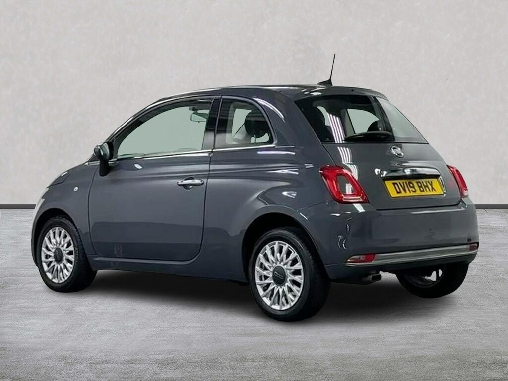 Fiat 500 1.2 Lounge Hatchback Euro 6 Ss DV19BHX Grey #2