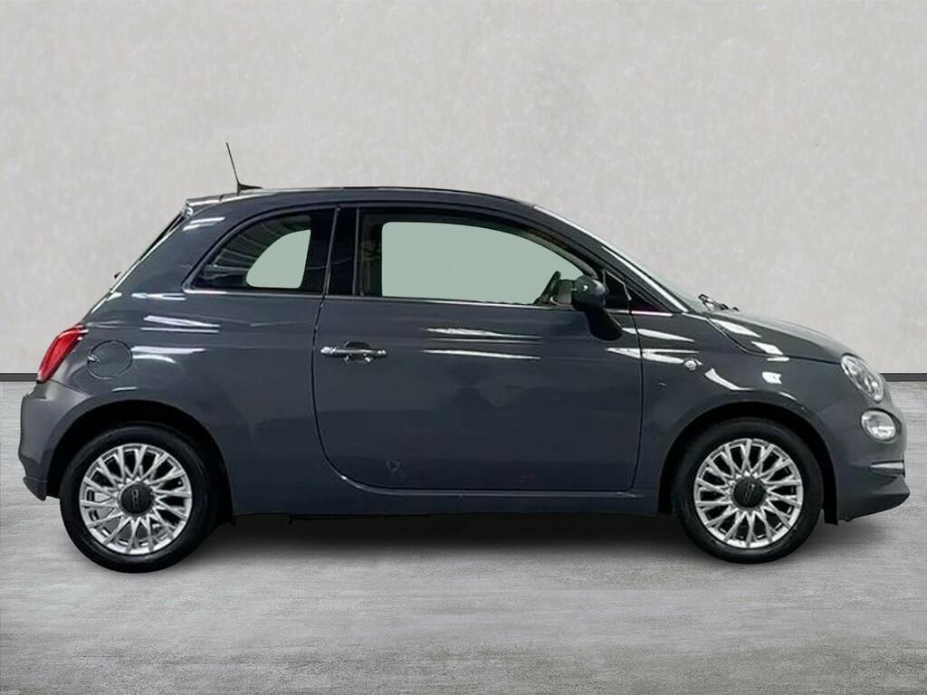 Fiat 500 1.2 Lounge Hatchback Euro 6 Ss DV19BHX Grey #3