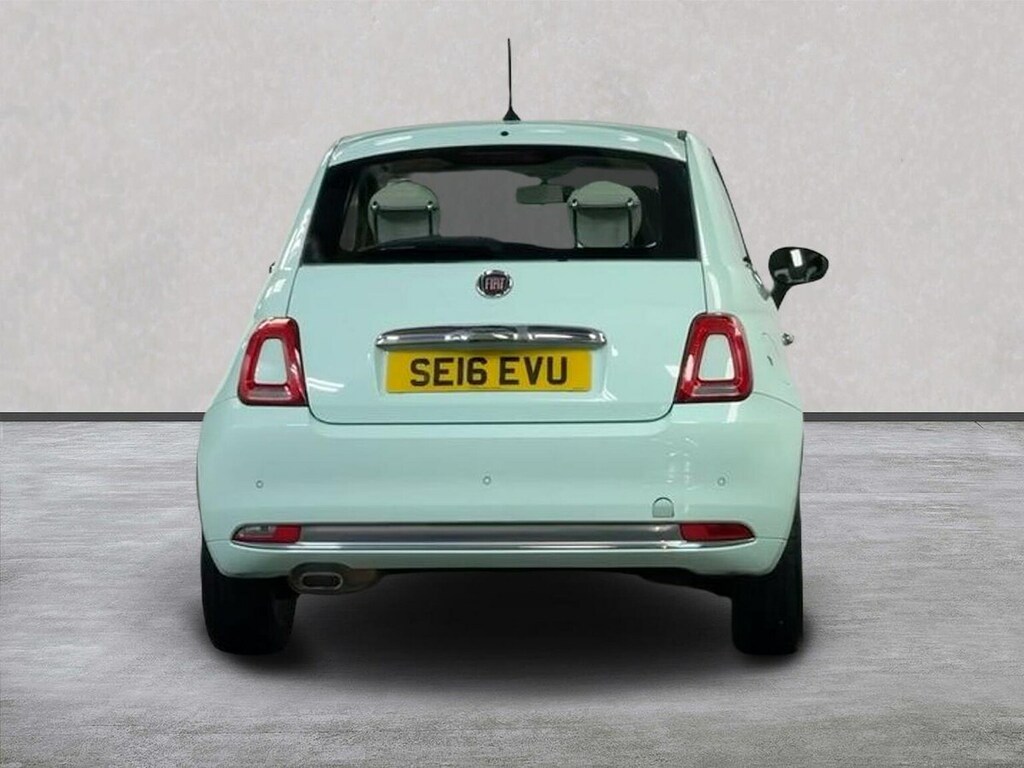 Fiat 500 1.2 Lounge Hatchback Euro 6 Ss SE16EVU Green #4