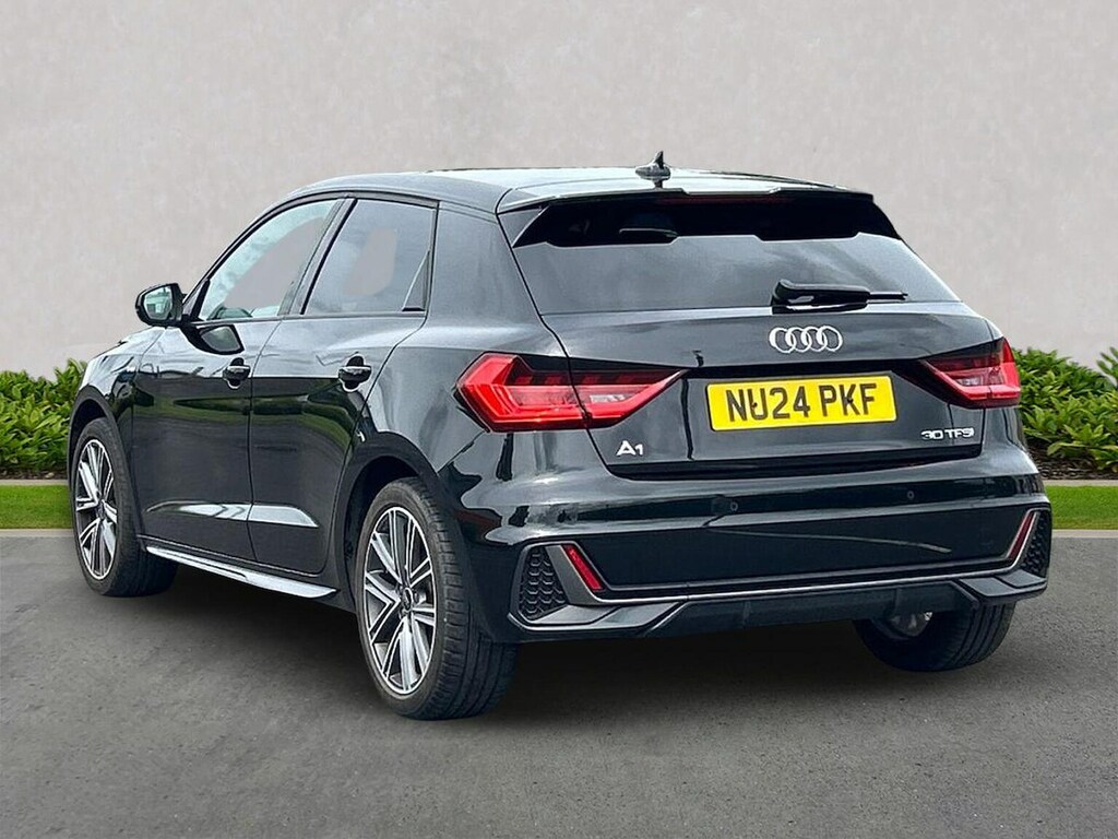 Audi A1 1.0 Tfsi 30 S Line Sportback S Tronic E NU24PKF Black #2