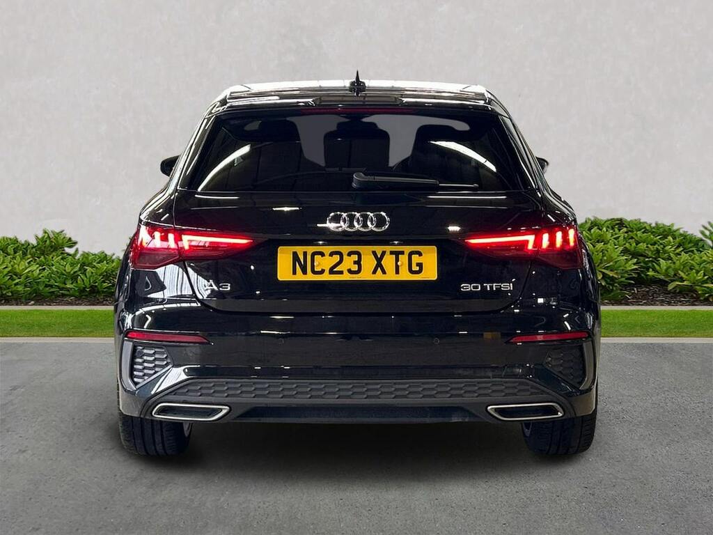 Audi A3 1.0 Tfsi 30 S Line Sportback S Tronic E NC23XTG Black #4