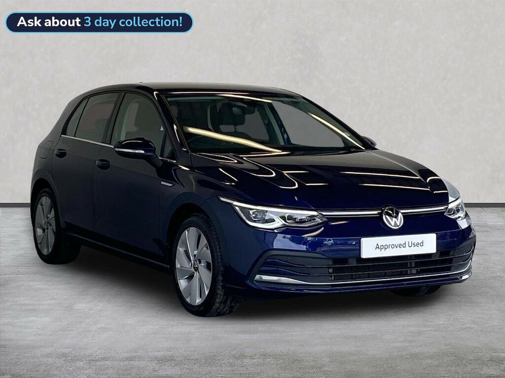 Volkswagen Golf 1.5 Etsi Mhev Style Hatchback Hybrid Ds PJ23OUD Blue