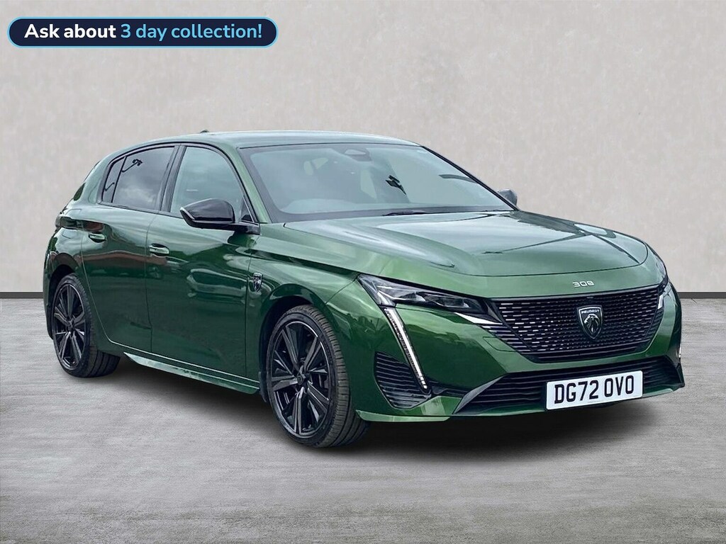 Peugeot 308 1.6 12.4Kwh Gt Premium Hatchback Plug-i Green