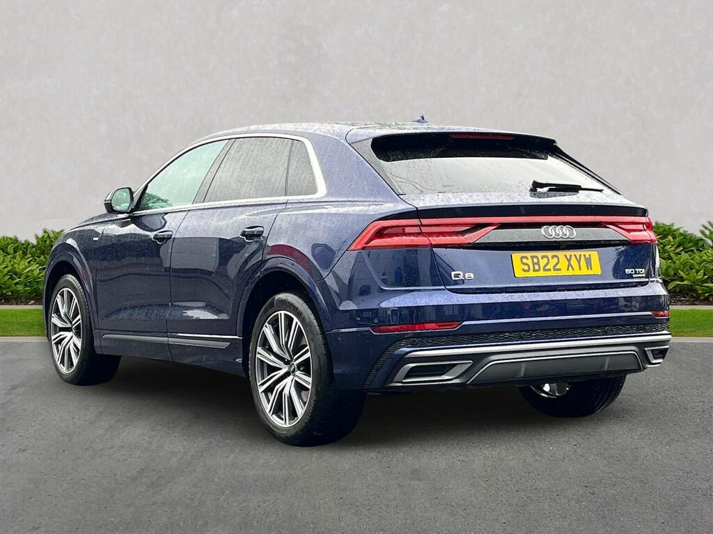 Audi Q8 3.0 Tdi V6 50 S Line Suv Tiptronic Quat Blue #2