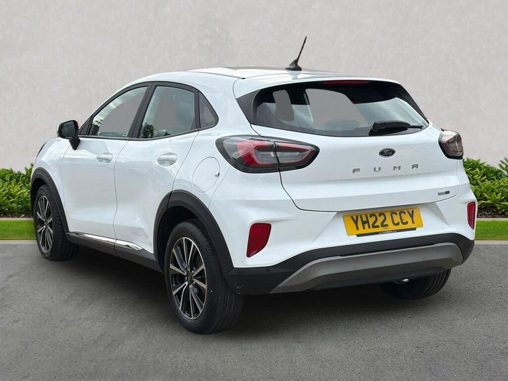 Ford Puma 1.0T Ecoboost Mhev Titanium Suv Hybrid White #2