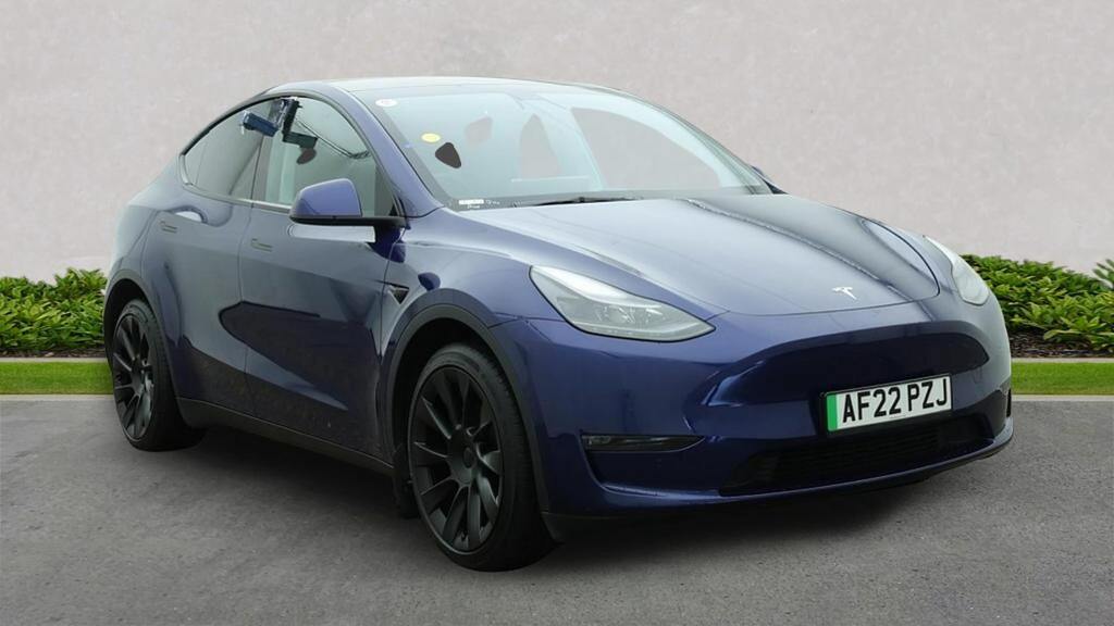 Tesla Model Y Dual Motor Long Range Suv 4Wde Blue