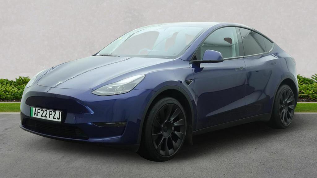 Tesla Model Y Dual Motor Long Range Suv 4Wde AF22PZJ Blue #3