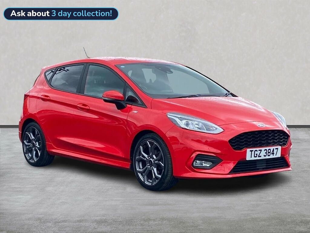 Ford Fiesta 1.0T Ecoboost Mhev St-line Edition Hatchback P Red