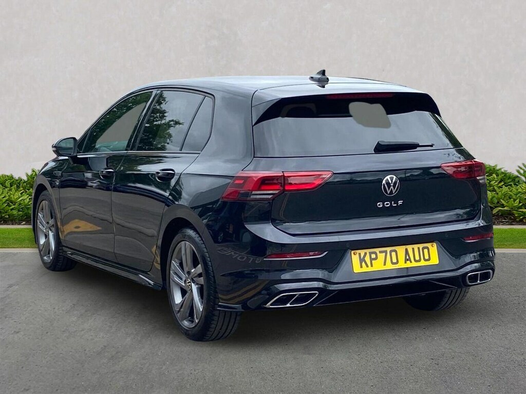 Volkswagen Golf 2.0 Tdi R-line Hatchback Dsg Euro 6 S KP70AUO Black #2