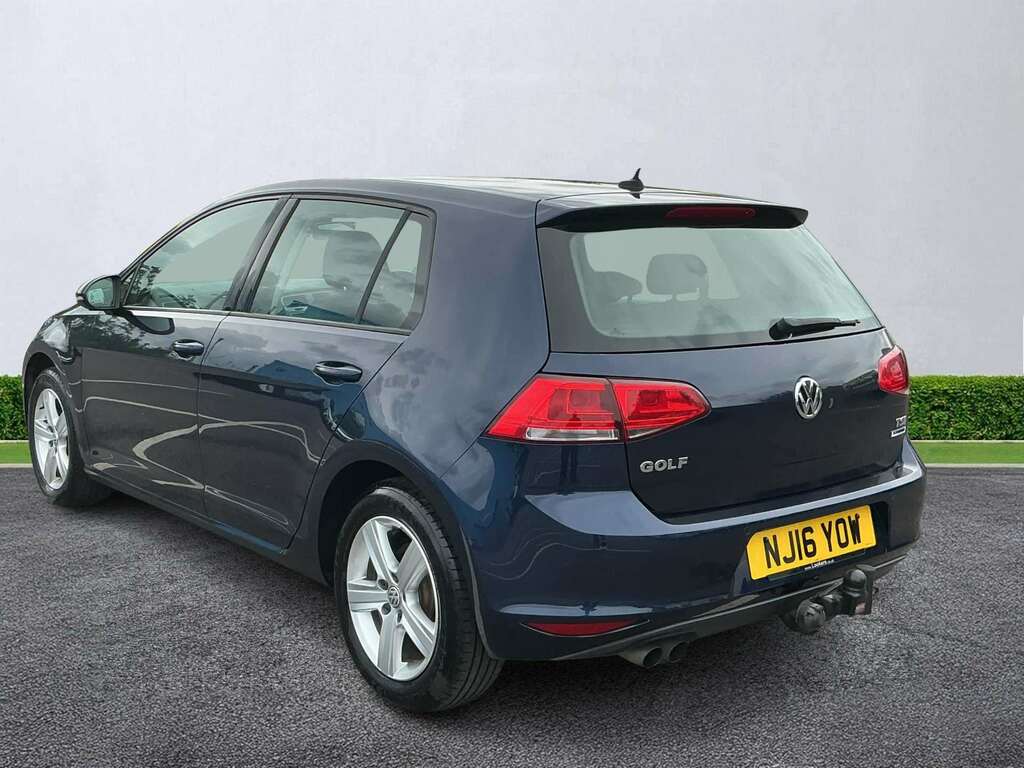 Volkswagen Golf 1.4 Tsi 125 Match Edition Dsg NJ16YOW Blue #2