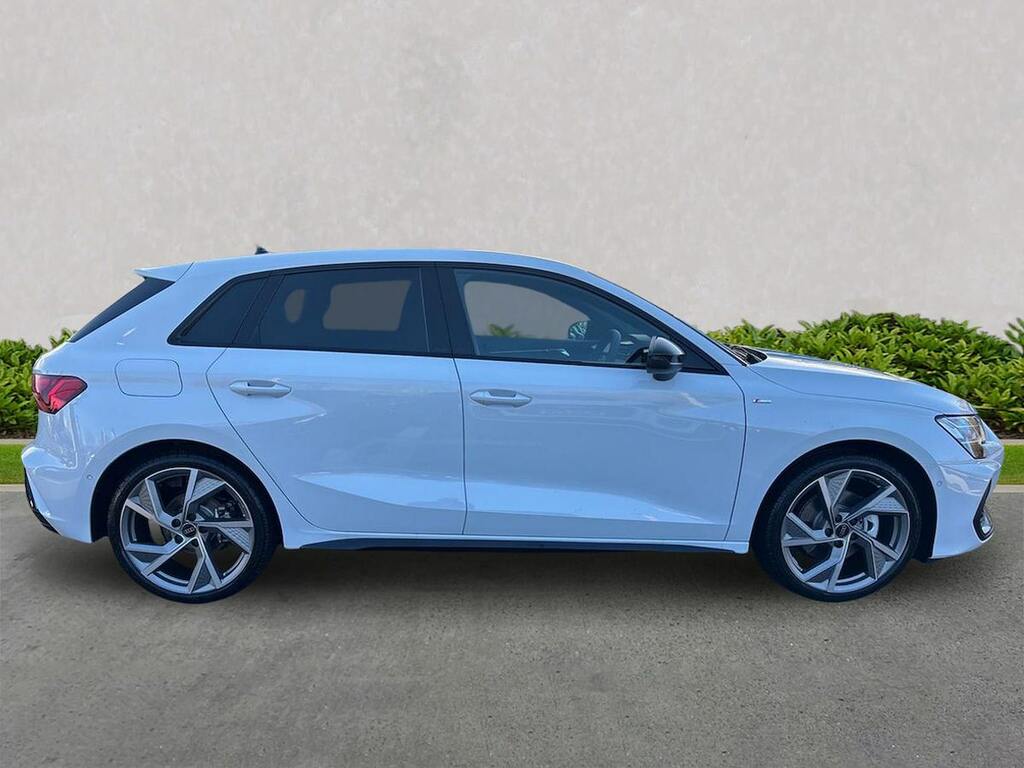 Audi A3 1.5 Tfsi Black Edition Sportback S Tron NL75GLJ White #3
