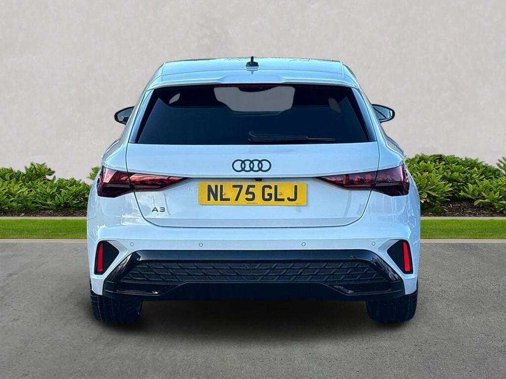 Audi A3 1.5 Tfsi Black Edition Sportback S Tron NL75GLJ White #4