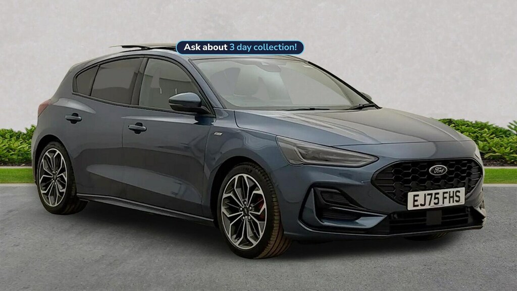 Ford Focus 1.0 Ecoboost Hybrid Mhev St-line X Blue