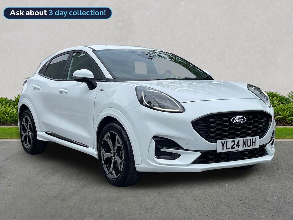 Ford Puma 1.0 Ecoboost Hybrid Mhev St-line YL24NUH White