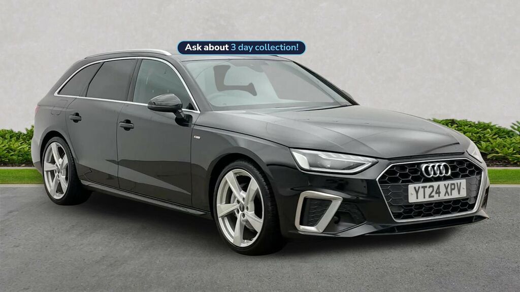 Audi A4 2.0 Tfsi 40 S Line Estate S Tronic Euro Black