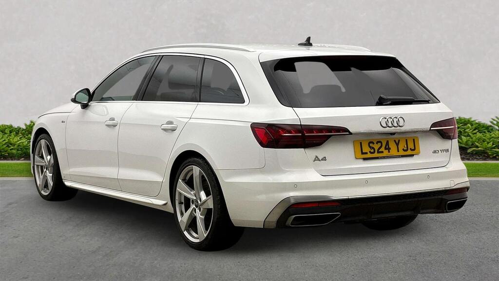 Audi A4 2.0 Tfsi 40 S Line Estate S Tronic Euro LS24YJJ White #2
