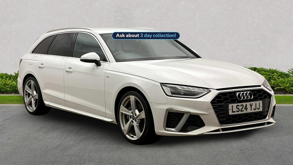 Audi A4 2.0 Tfsi 40 S Line Estate S Tronic Euro White