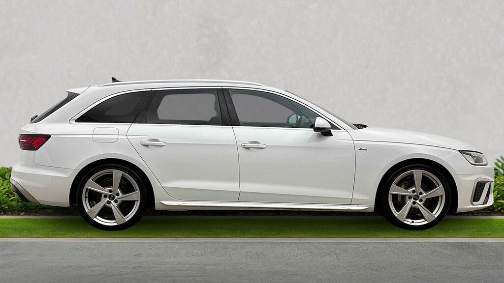 Audi A4 2.0 Tfsi 40 S Line Estate S Tronic Euro LS24YJJ White #3