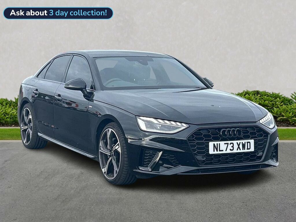 Audi A4 2.0 Tfsi 40 Black Edition Saloon S Tron Black