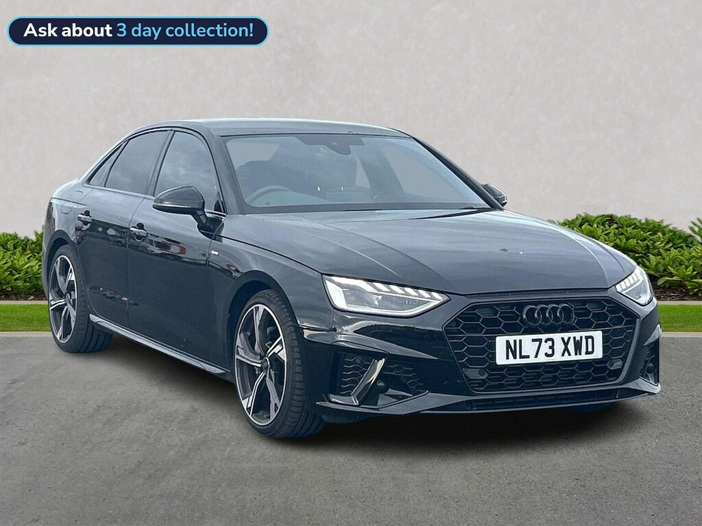 Audi A4 2.0 Tfsi 40 Black Edition Saloon S Tron Black