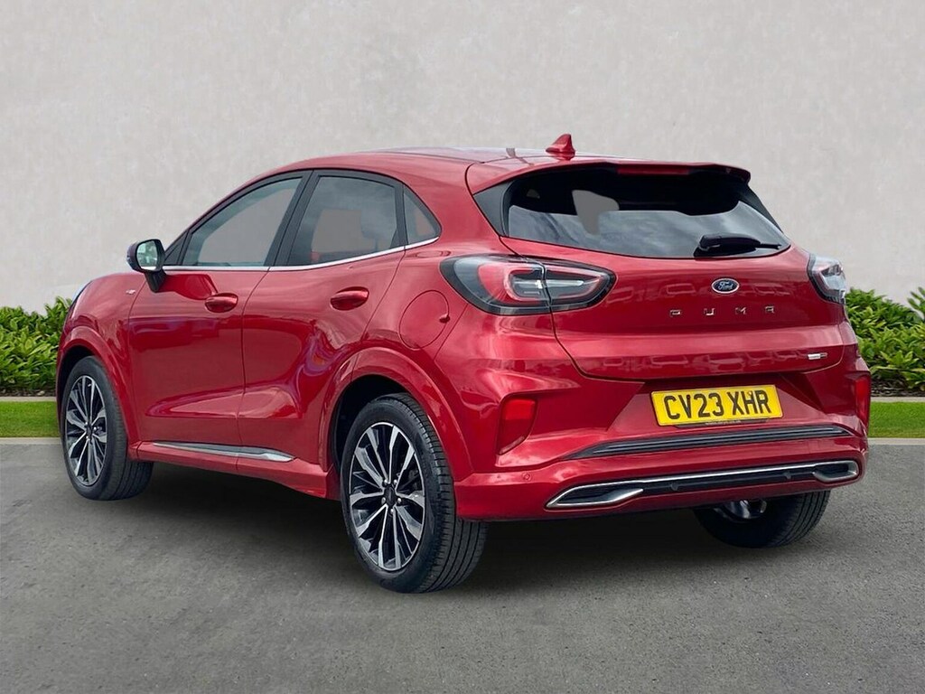Ford Puma 1.0 Ecoboost Hybrid Mhev 155 St-line Vignale CV23XHR Red #2