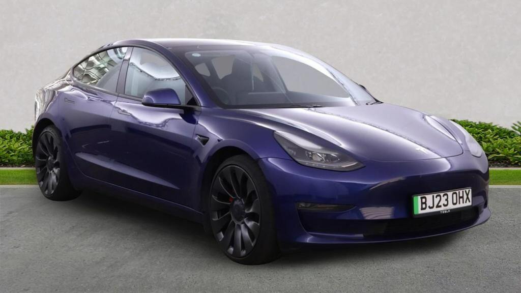 Tesla Model 3 Dual Motor Performance Saloon Blue