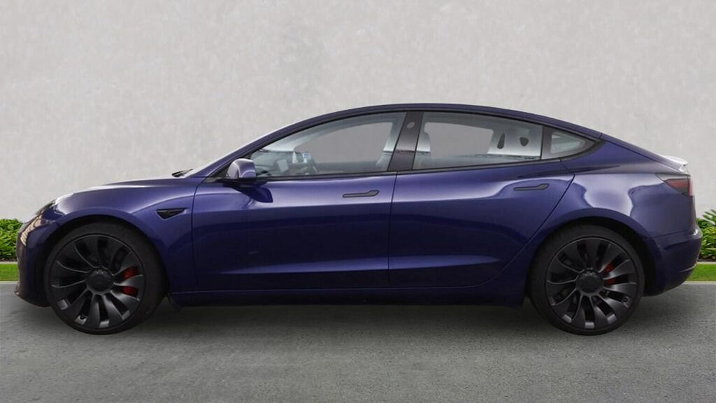 Tesla Model 3 Dual Motor Performance Saloon BJ23OHX Blue #5