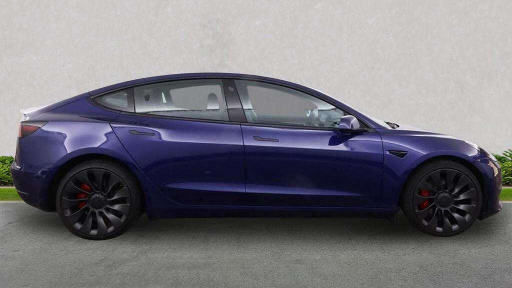 Tesla Model 3 Dual Motor Performance Saloon BJ23OHX Blue #4