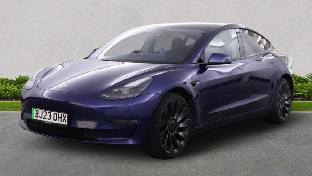 Tesla Model 3 Dual Motor Performance Saloon BJ23OHX Blue #6
