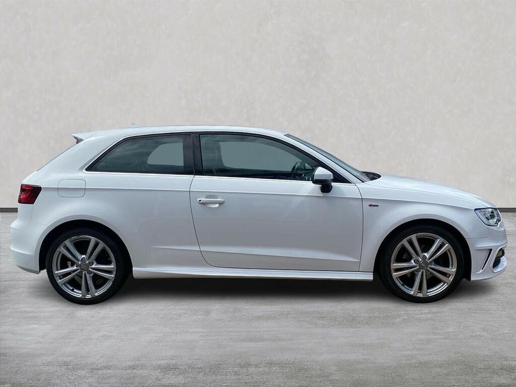 Audi A3 1.6 Tdi S Line Hatchback Euro 6 KX16AHV White #3