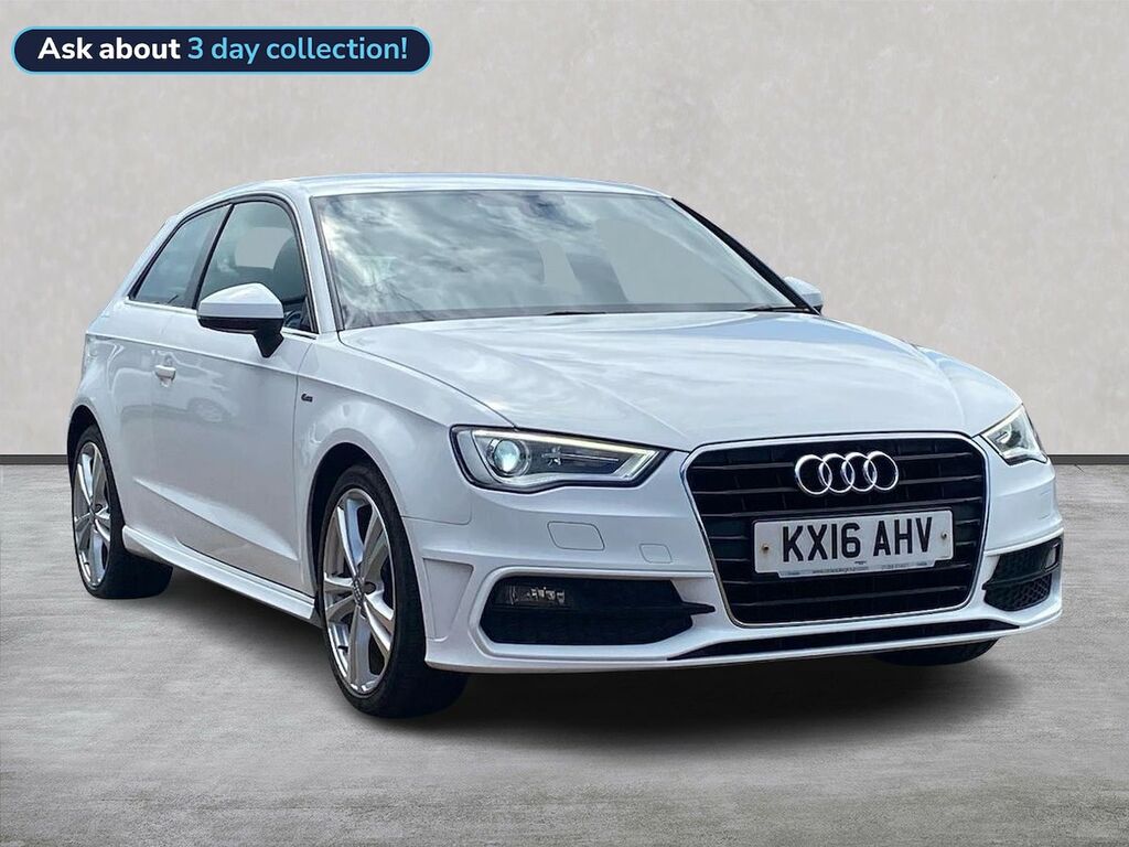 Audi A3 1.6 Tdi S Line Hatchback Euro 6 White
