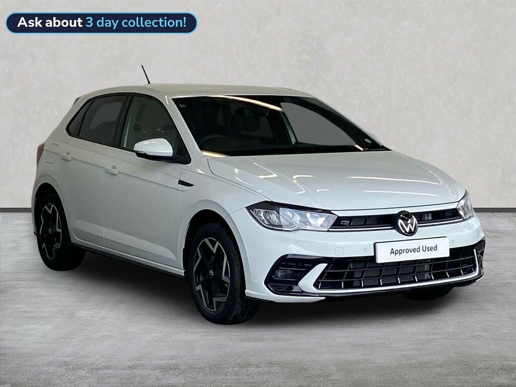 Volkswagen Polo 1.0 Tsi R-line Hatchback Dsg Euro 6 S White