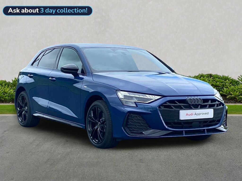 Audi A3 1.5 Tfsi E 204 Black Ed S Tronic Tech Pack Blue