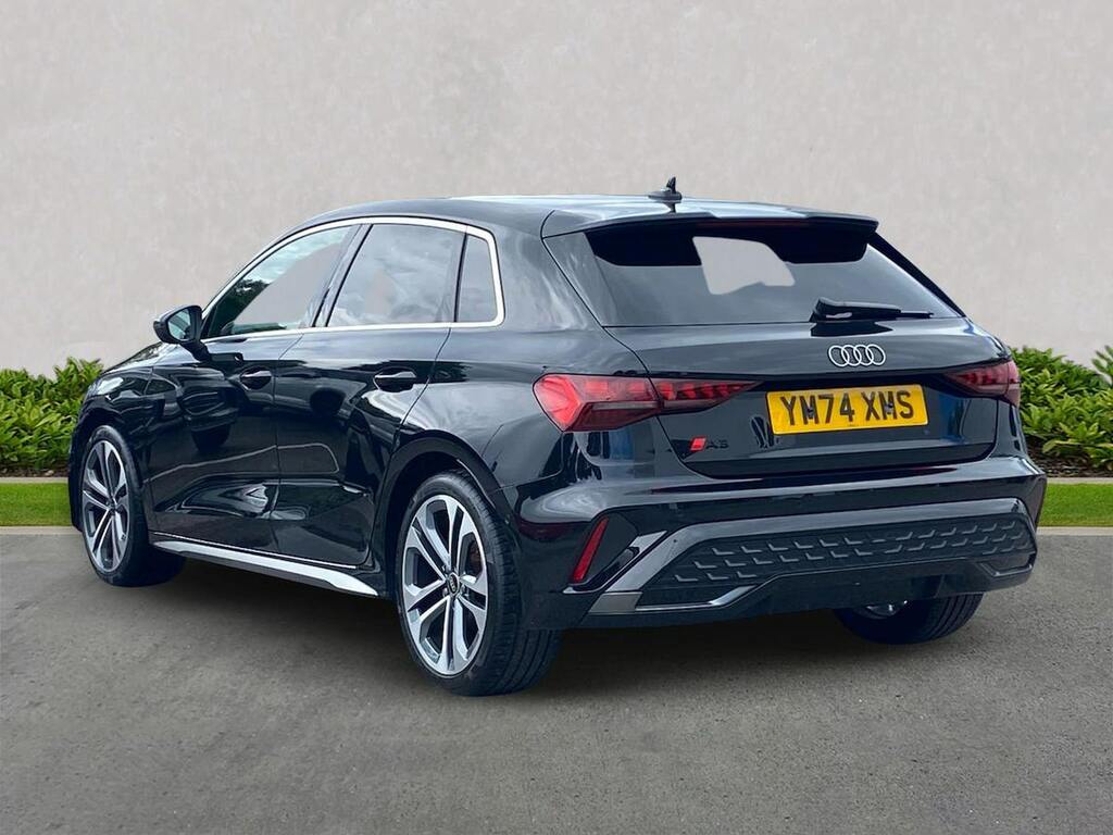 Audi A3 1.5 Tfsi 35 S Line Sportback S Tronic E YM74XMS Black #2