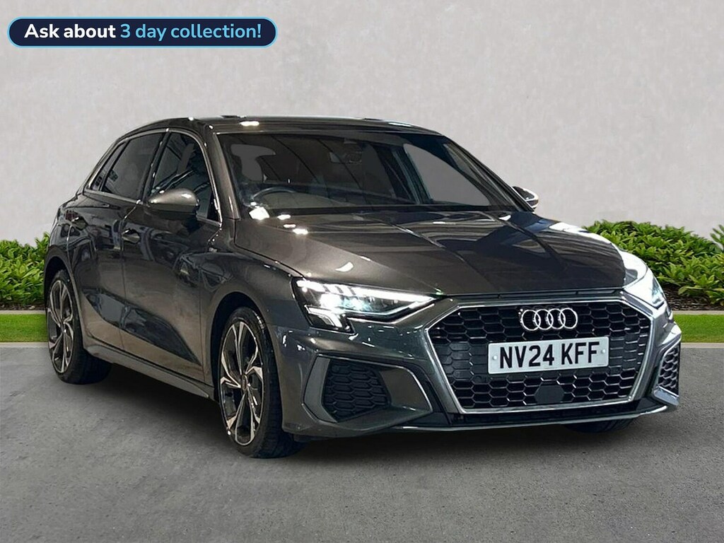 Audi A3 1.0 Tfsi 30 S Line Sportback S Tronic E Grey