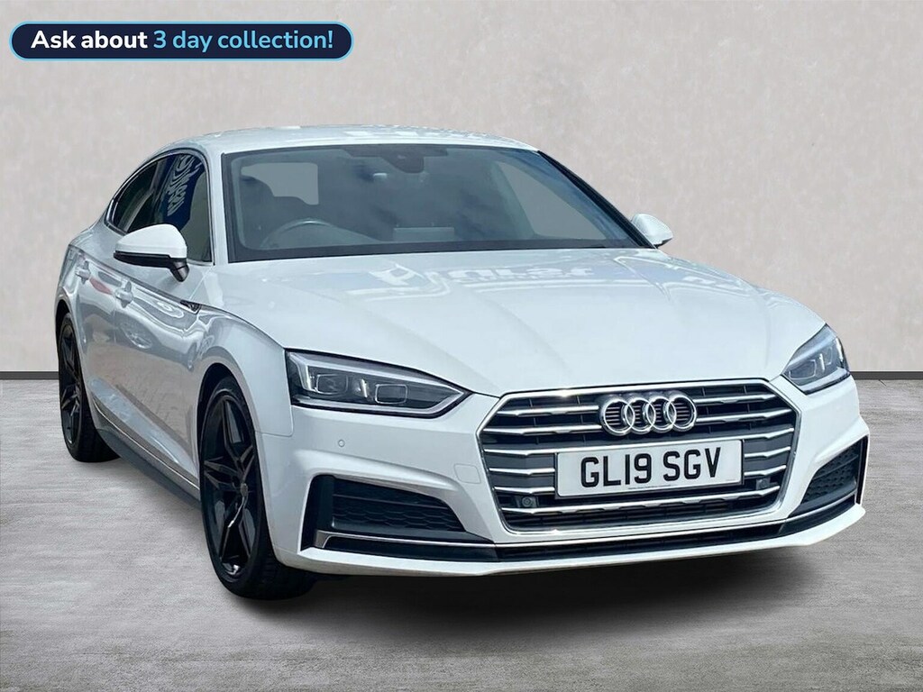 Audi A5 2.0 Tfsi 40 S Line Sportback S Tronic E White
