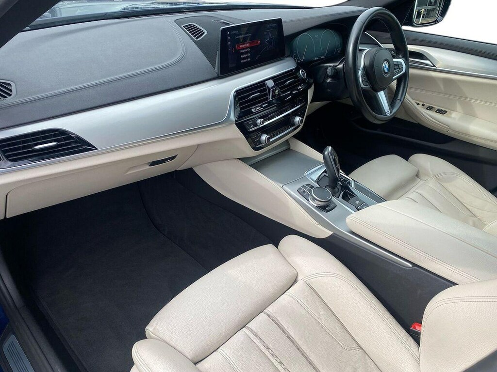 BMW 5 Series 2.0 520D M Sport Saloon Euro 6 S Blue #6