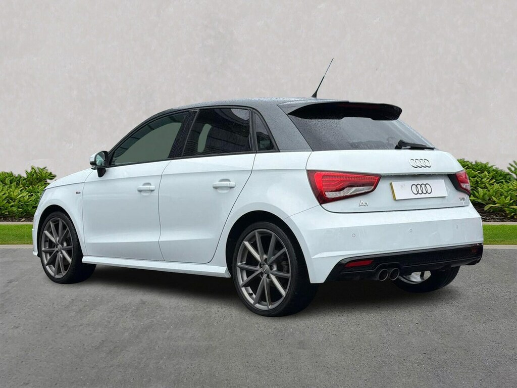 Audi A1 1.0 Tfsi Black Edition Nav S Tronic GC18HXD White #2