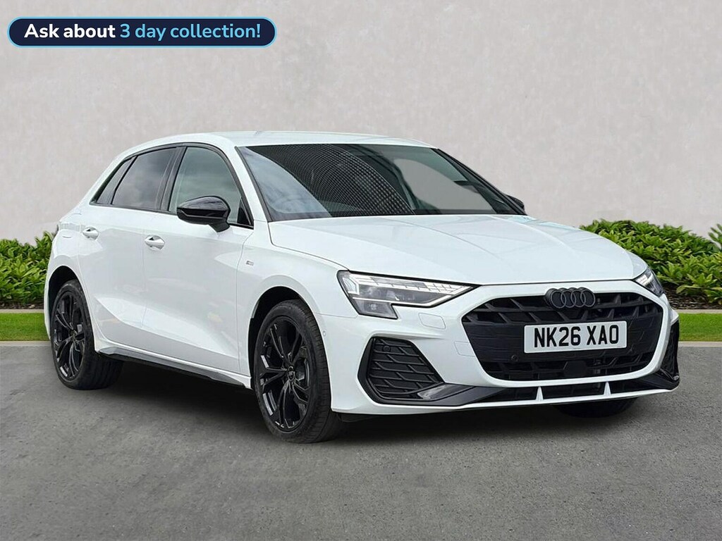 Audi A3 1.5 Tfsi E 204 Black Edition S Tronic White