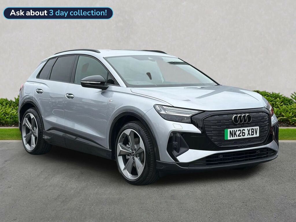 Audi Q4 E Tron 210Kw 45 82Kwh Black Edition Tech Pack Silver