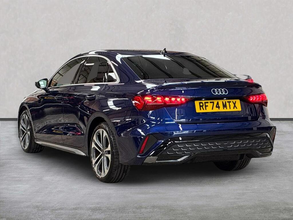 Audi A3 1.5 Tfsi 35 S Line Saloon S Tronic Euro Blue #2
