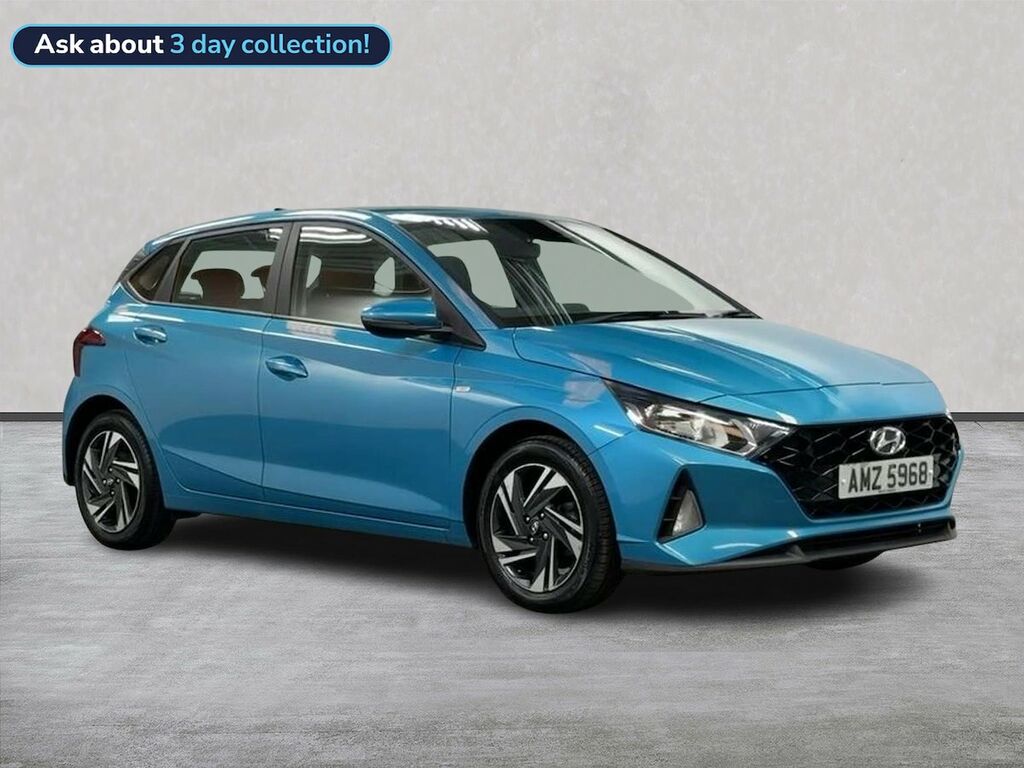 Hyundai I20 1.0 T-gdi Mhev Se Connect Hatchback Hyb AMZ5968 Blue