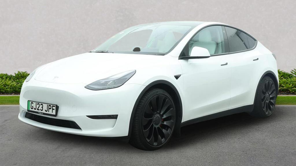 Tesla Model Y Dual Motor Performance Suv 4Wd White #2