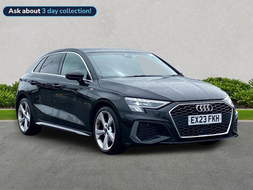 Audi A3 1.0 Tfsi 30 S Line Sportback S Tronic E Black