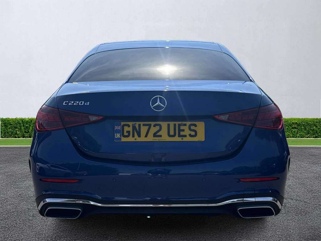 Mercedes-Benz C Class C220d Amg Line Premium 9G-tronic GN72UES Blue #4