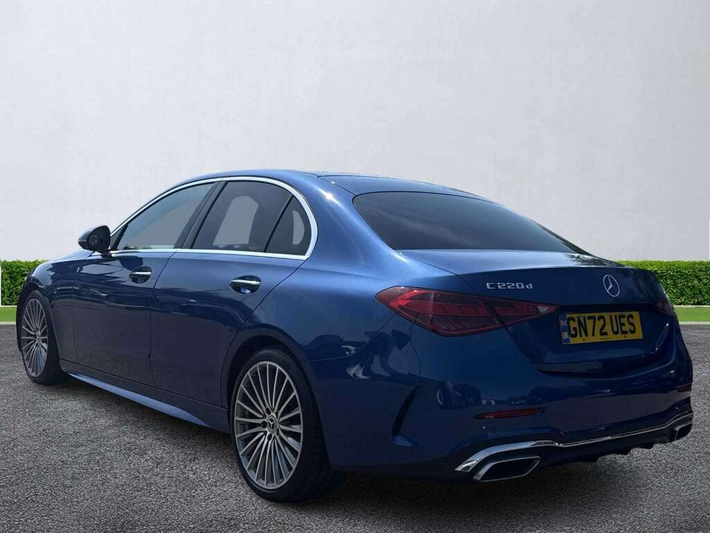 Mercedes-Benz C Class C220d Amg Line Premium 9G-tronic GN72UES Blue #2