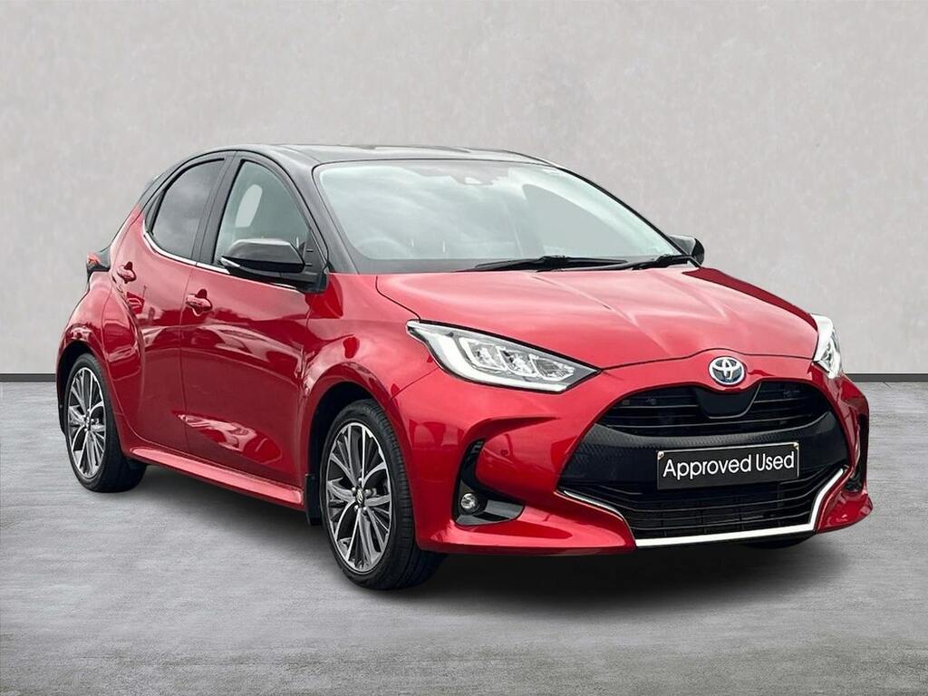 Toyota Yaris 1.5 Vvt-h Excel Hatchback Hybrid E-cvt Red