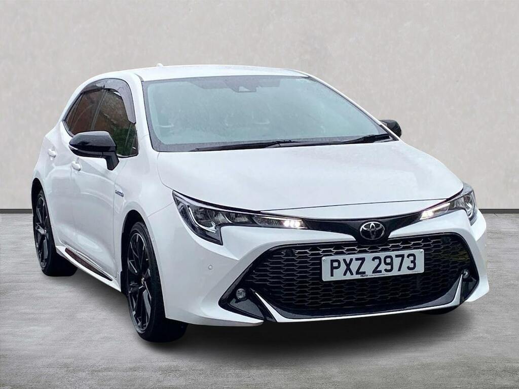 Toyota Corolla 1.8 Vvt-h Gpf Gr Sport Hatchback Hybrid PXZ2973 White