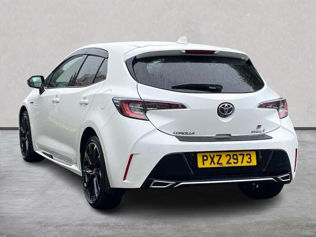Toyota Corolla 1.8 Vvt-h Gpf Gr Sport Hatchback Hybrid PXZ2973 White #2