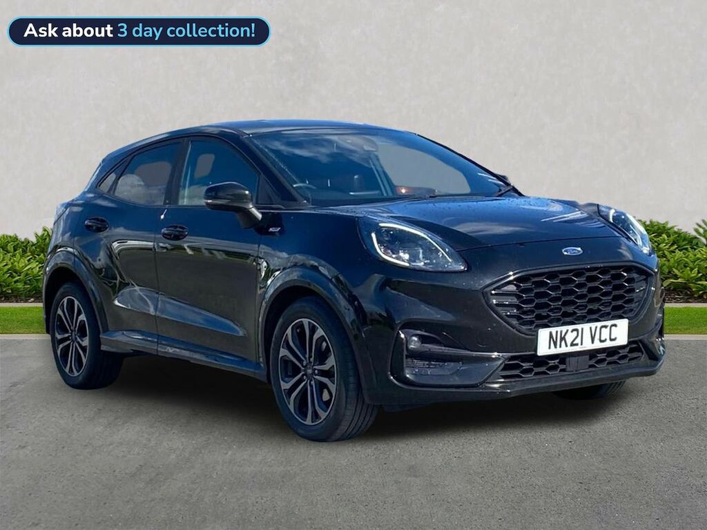Ford Puma 1.0T Ecoboost Mhev St-line Suv E Black